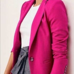 Ann Taylor Pink Blazer Size: 4P